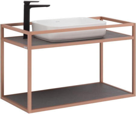 Фото консоль под раковину allen brau liberty 90 1.33003.60 медь браш