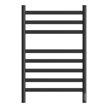 Фото полотенцесушитель электрический point селена pn16858b п8 500x800, диммер справа, черный