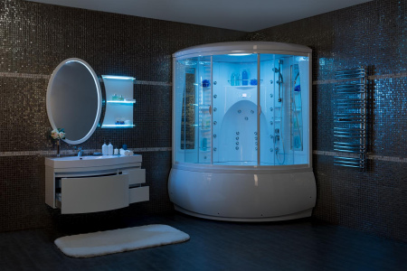 Фото комплект мебели aquanet опера 115 l белый (2 дверцы 2 ящика)