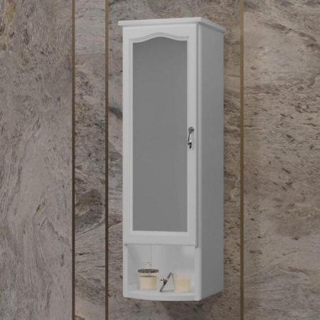 Фото шкафчик подвесной opadiris риспекто левый 30 см, белый матовый