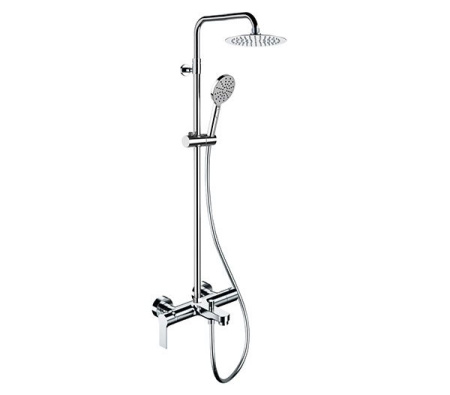 Фото душевая система с изливом remer energy ey34a8mpufm25g, хром