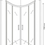 Фото душевой уголок berges wasserhaus solo r 061108 хром / прозрачное стекло 90х90