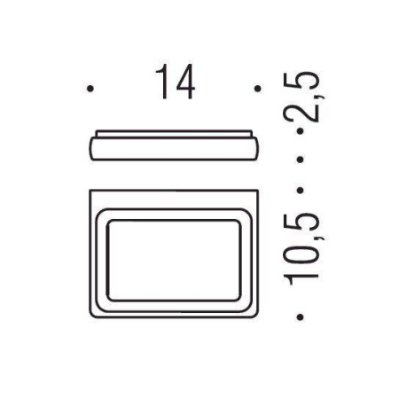 Фото мыльница настенная colombo lulu b6201.gold, золото