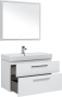 Фото комплект мебели aquanet nova 90 белый (2 ящика)
