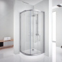 Фото душевой уголок aquanet alfa 00185040 100x100 стекло прозрачное/хром