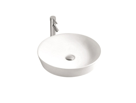 Фото раковина накладная для установки на столешницу aquatek европа aq5558-00, 415*415*135 мм