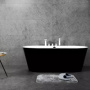 Фото акриловая ванна belbagno bb200-1700-800-nero 17х80