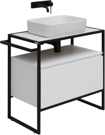 Фото тумба под раковину allen brau priority 80 1.31002.wm белый матовый