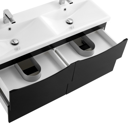 Фото тумба подвесная belbagno marino-cer 120 nero lucido 