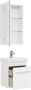 Фото комплект мебели aquanet августа 50 (moduo slim) белый
