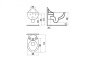 Фото унитаз подвесной безободковый creavit foglia fg321-11cb00e-0000, белый