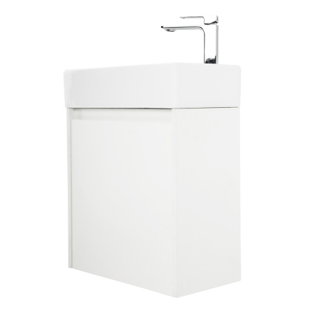 Фото тумба подвесная belbagno kraft mini 50 bianco opaco, левая