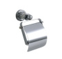 Фото держатель для туалетной бумаги с крышкой boheme murano crystal 10901-w-cr, хром