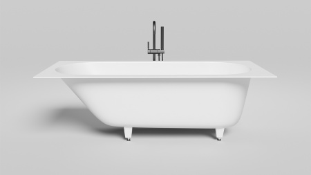 Фото ванна salini s-stone ornella 102322mrf 180*80 см, матовая покраска по ral полностью