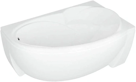 Фото акриловая ванна aquatek бетта 160*95 см, белая