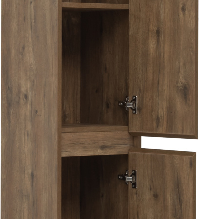 Фото пенал подвесной aquanet nova lite 35 дуб рустикальный