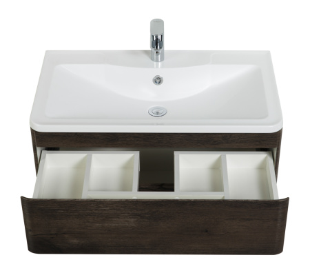 Фото тумба подвесная belbagno albano 100 rovere nature grigio 