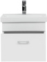 Фото комплект мебели aquanet нота 50 (moduo slim) белый