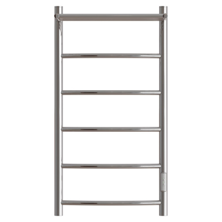 Фото полотенцесушитель электрический point афина pn04848p п5 400x800 с полкой, диммер справа, хром