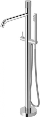 Фото напольный смеситель для ванны paffoni jo jo032cr, хром