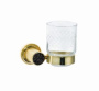 Фото стакан настенный boheme royale cristal black gold 10924-g-b, золото