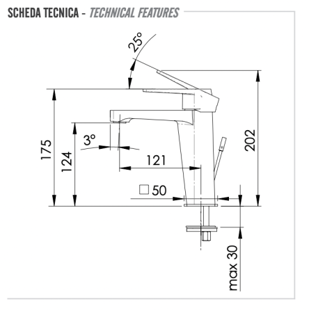 Фото смеситель для раковины remer dream d10 д/к, хром