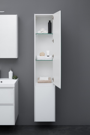 Фото комплект мебели aquanet гласс 80 белый