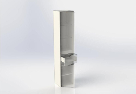 Фото пенал подвесной aquanet модена 35 l белый глянец Фото пенал подвесной aquanet модена 35 l белый глянец