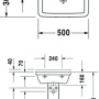 Фото раковина duravit starck 3 300500000 50