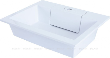 Фото раковина для тумбы aquanet фортуна 60 см, белая