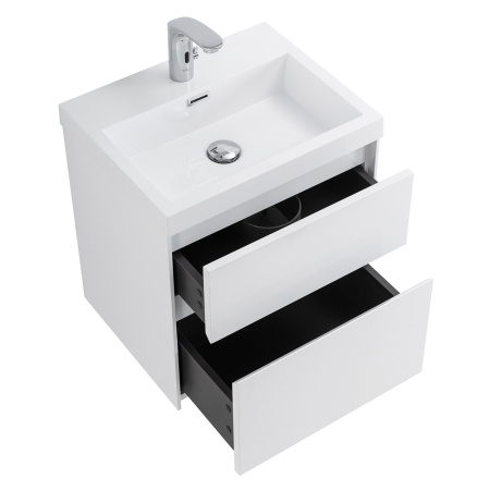 Фото тумба подвесная belbagno pietra mini 50as bianco lucido 