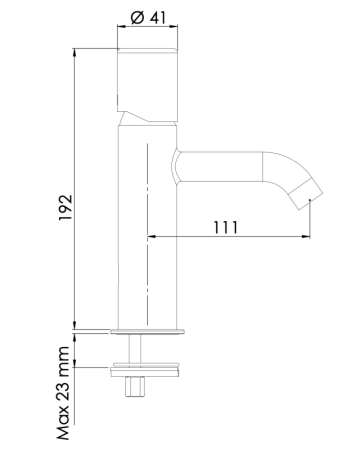 Фото смеситель для раковины daniel trilogy tg606ncr, хром