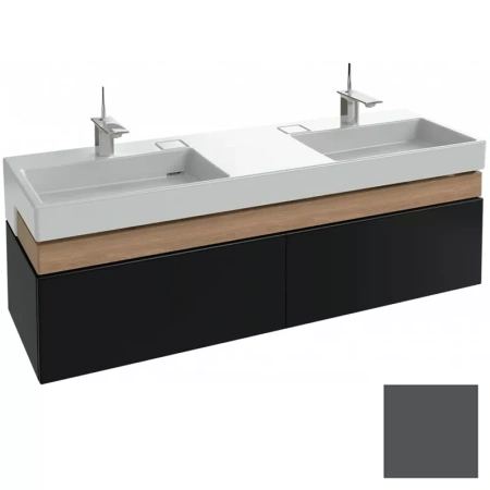 Фото тумба подвесная jacob delafon terrace eb1189-442 150 см, серый антрацит мат