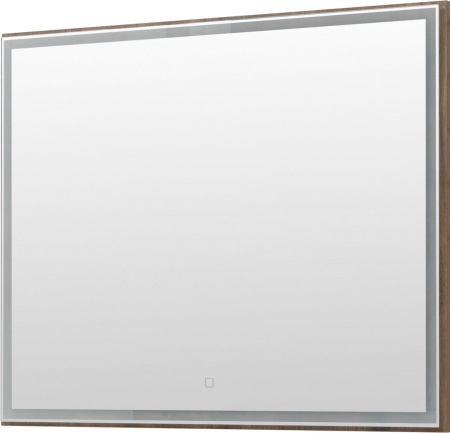 Зеркало с подсветкой Aquanet Nova Lite 100 дуб рустикальный LED