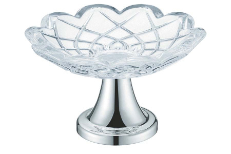 Фото мыльница настольная boheme 10203, хром