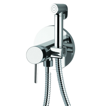 Фото гигиенический душ со смесителем remer x style x65w, хром