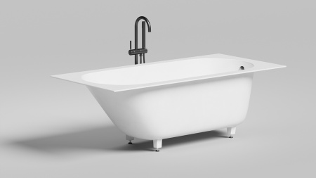 Фото ванна salini s-sense ornella kit 102413mrf 170*70 см, матовая покраска по ral полностью