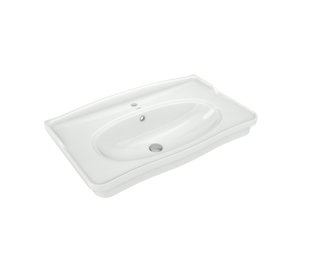 Фото раковина керамическая для мебели opadiris модерн 85 см, белая
