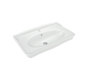 Фото раковина керамическая для мебели opadiris модерн 85 см, белая