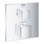 Фото смеситель grohe grohtherm cube 24155000 для ванны с душем хром