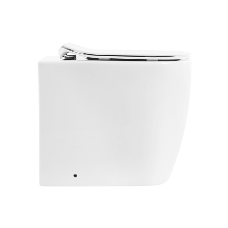 Фото унитаз приставной belbagno marino bb105cbr безободковый, белый