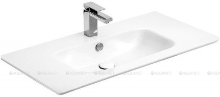 Фото раковина мебельная sanovit sharp 14070-kl, белая