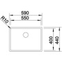 Фото кухонные мойки blanco claron 550 if/n 521578 .