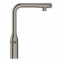 Фото смеситель grohe essence 31615al0 для кухни темный графит