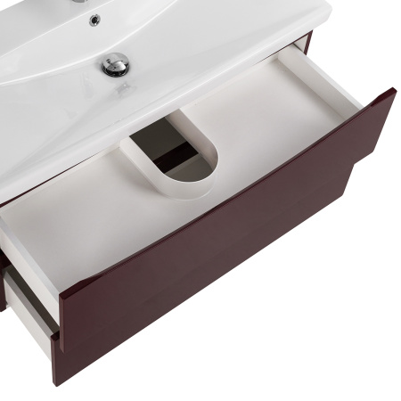 Фото тумба подвесная belbagno marino-cer 80 bordo lucido 