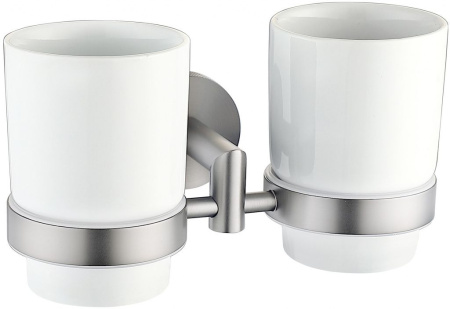 Фото стакан настенный allen brau priority 6.31003-bn, никель браш