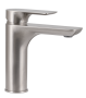 Фото смеситель для раковины remer infinity i12xv, сталь