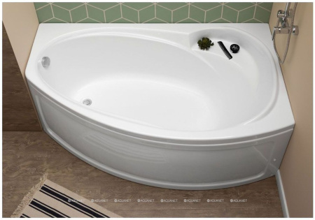 Фото акриловая ванна aquanet jersey правая 170*90 см, белая