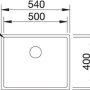 Фото мойка кухонная blanco claron 500 if 521576 нержавеющая сталь