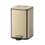 Фото ведро квадратное boheme q 10948-mg, золото матовое